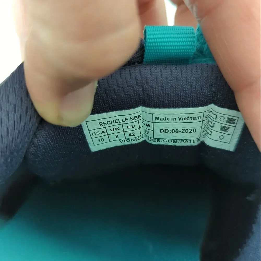 Vionic‎ Womens Sneakers Rechelle Navy Blue Nubuck Suede Shoes Size 10 US - Picture 10 of 11